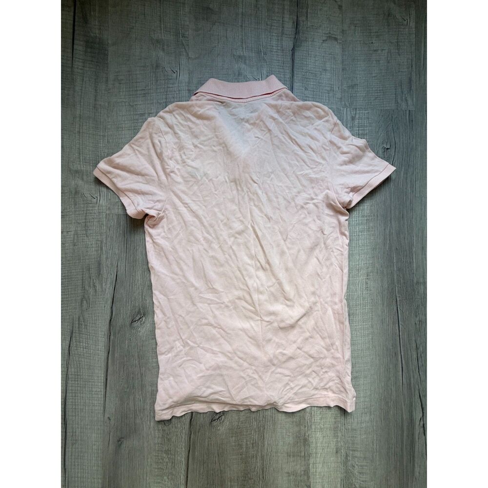 Mens Hollister medium pink polo